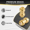 (Pack of 10) Foskan Push Fit Fittings, 1/2" x 1/2"