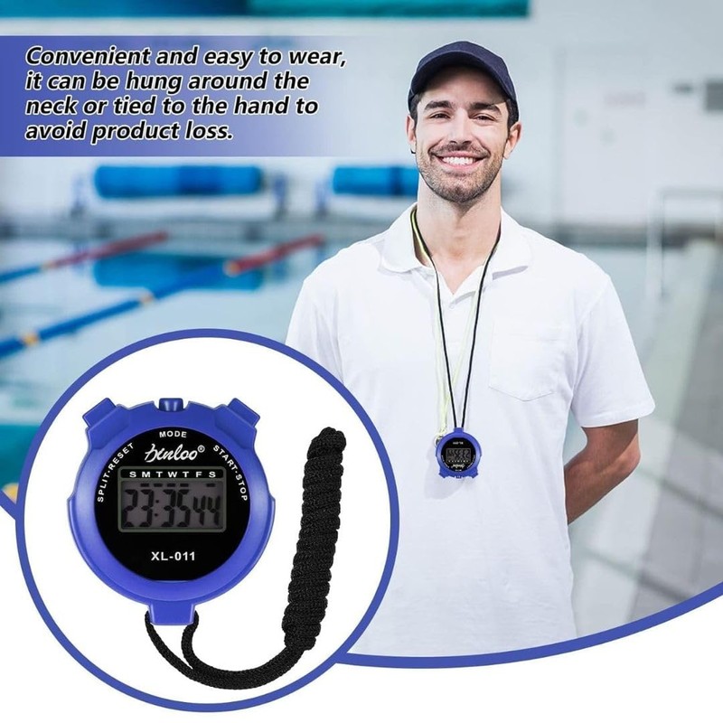 Stopwatches, Digital Sports Stop watch, referee kit, Handheld stopwatch Split