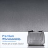 A-Premium Medium Slate Gray Leather Car Seat Cover Protector for