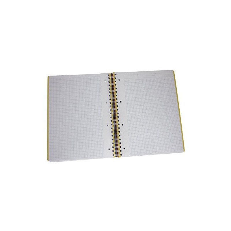 Donau 7525201 10 PP Cover A4 Squared Notepad – Blue