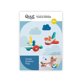 QUUT Puzzle Friends In the Air - Baby Bath Toy Set for Creativity and Imagination - Bath Toy from 1 Year - Toy for Water Fun and Learning Experience in the Bath