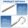 PATIKIL M5 Stainless Steel Eye Bolt, 8 Set Hook Eyelet