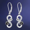 Cat Dog Paw Print Earrings for Women Sterling Silver Valentine