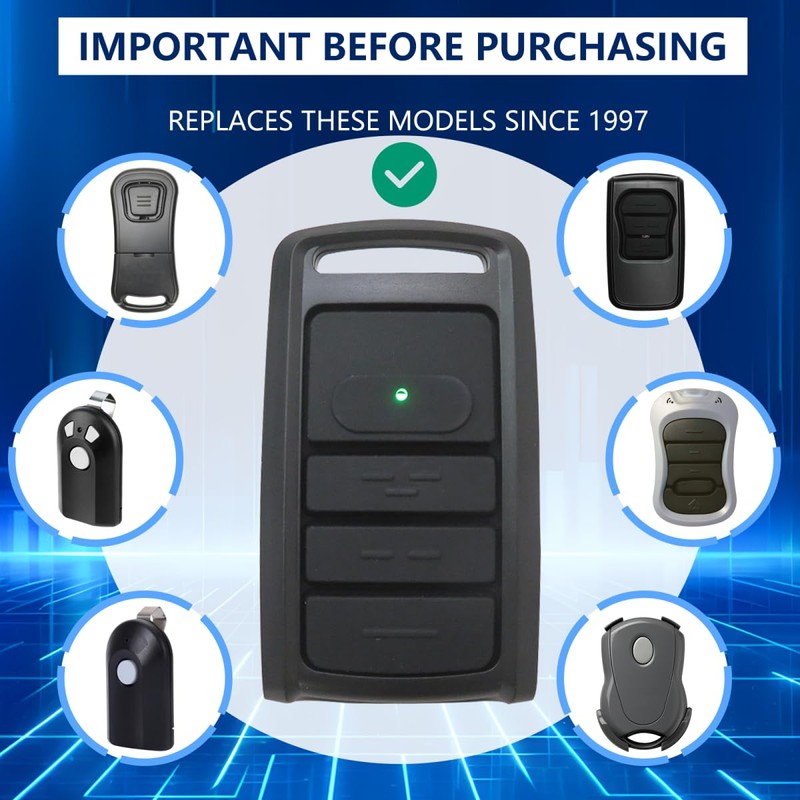 New 2X Garage Door Opener for Overhead Door Legacy Python