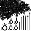 Abizarch 290Pcs Car Wire Harness Routing Clip Assortment Kit 5