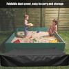 Sandbox Cover with Drawstring Square Dust Proof Anti UV Waterproof