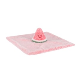 Apricot Lamb Fresh Watermelon Blanket Cute Comforter Soft Loveys for Baby Boy and Girl, Security Blanket for Babies, Infant and Toddlers, Red 13.8x13.8 Inches