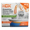 HDX 716866 13-Gallon Drawstring .9 Mil Tear Resistant Expandable Kitchen