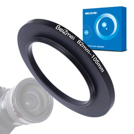 82mm to 105mm Camera Filters Ring,82mm-105mm Step-Up Ringfor Filters Compatiable All Brands Ø82mm Lens to Ø105mm UV ND CPL Camera Filter.Made of CNC Machined.