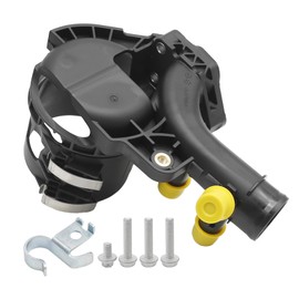 Hoypeyfiy Water Outlet Fuel Filter Housing for C E S Class Vito Sprinter 2500 3500 E250 GLE GLK ML 250 A6512003900 A6512006000 6512000456 6512001056 6512001556 6512001656
