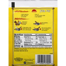 Sunbird Mix Seasoning Stir Fry 0.75 oz (Pack of 24)