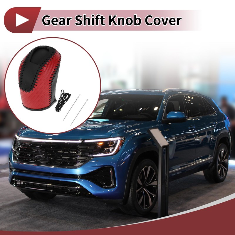 X AUTOHAUX Anti-Slip Gear Shift Knob Cover Car Stick Shifting