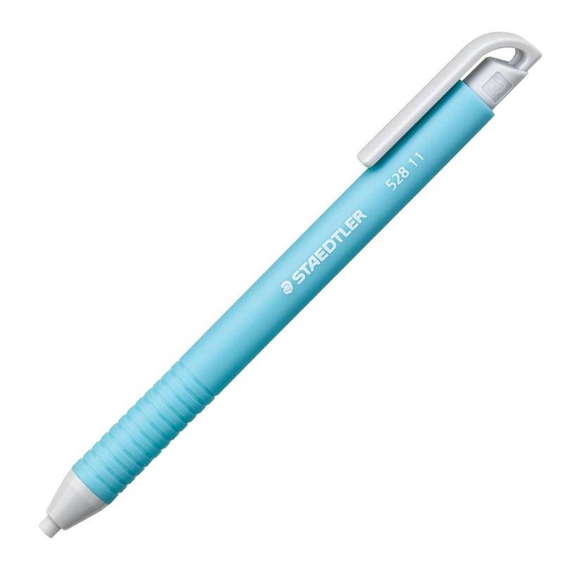 STAEDTLER Vinyl Eraser Holder (3-Pack): Retractable Erasers for Pencils, Soft
