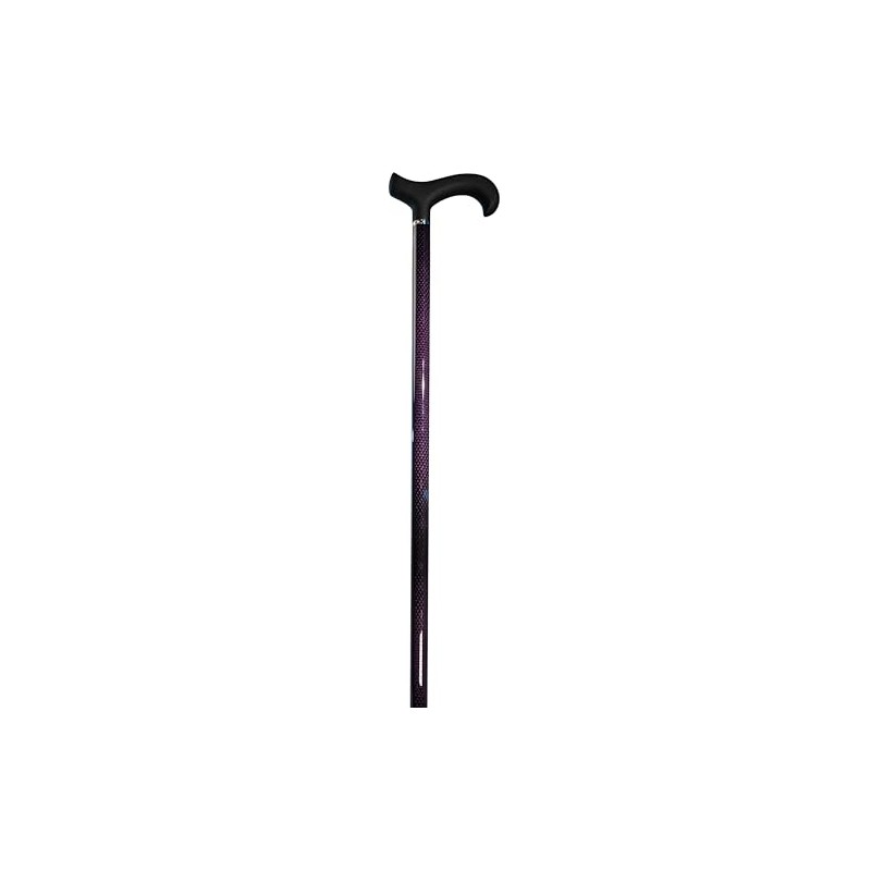 Stylish Walking Canes Carbon Fiber Triple Wound Cane -Purple