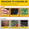 Wirewonders Black Hardware Cloth 1inx48inx100ft, Chicken Wire Fencing, 19Gauge, Vinyl