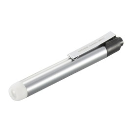 Ohm Electric LH-PY411-S2 08-1030 OHM Flashlight, LED, Handy Light, LED Pen Light, 10 Lumens, White, Silver, Mini Light, Lightweight, Aluminum Body
