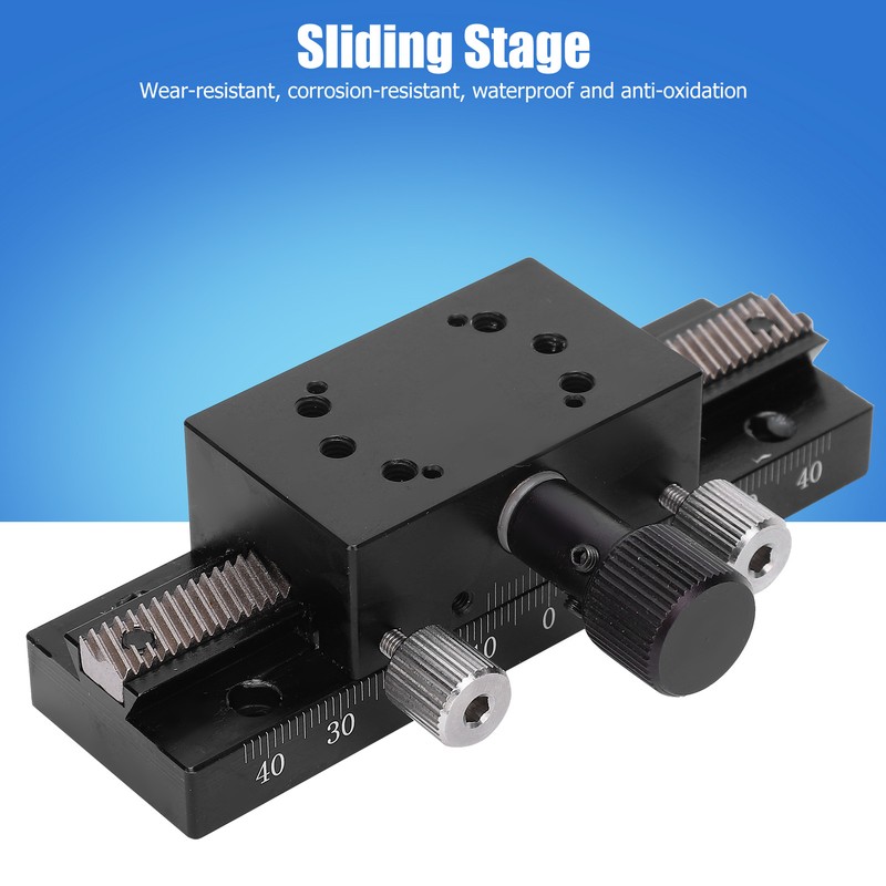 30 x 50mm Sliding Stage Linear Translation Manual Fine Tuning