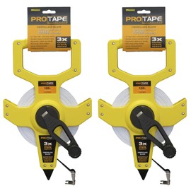 Fiberglass Open Reel ProTapes – English 3X Faster Rewind. 1/2" x 100'; 8ths. (2 Pack)