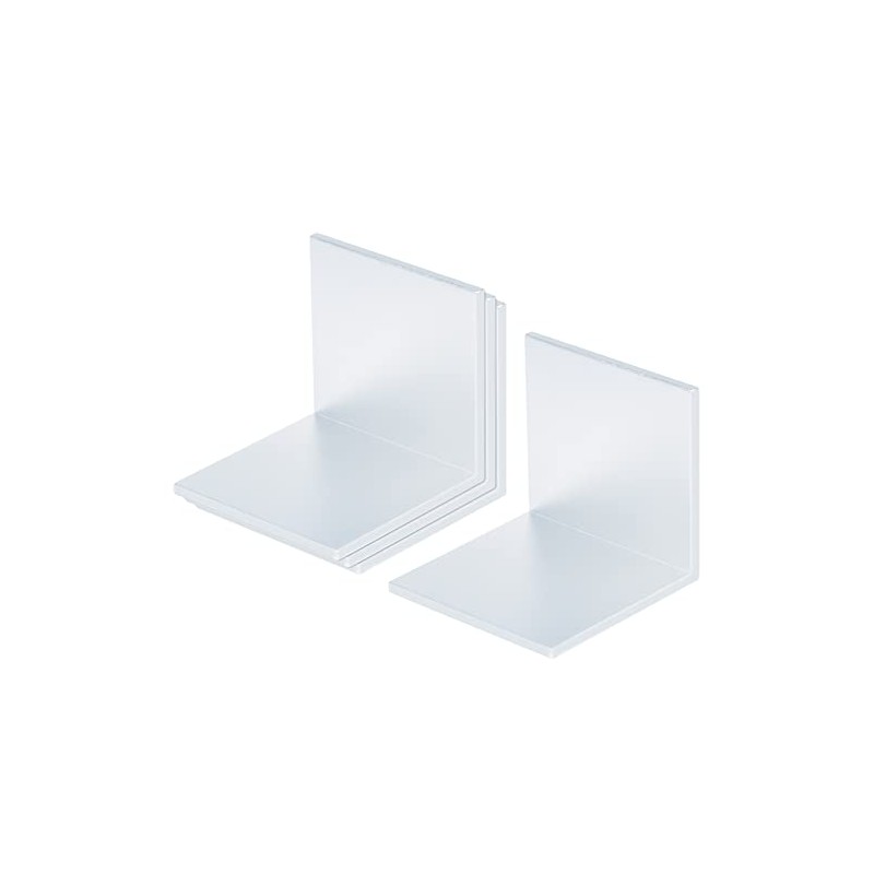 OTTFF 4 Pack Aluminum L Shape Angle Bracket, 3-1/2" x