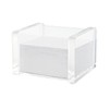 Wedo Cristallic - Cubic Note-Slip Holder with Sheets - Transparent