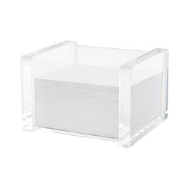 Wedo Cristallic - Cubic Note-Slip Holder with Sheets - Transparent
