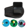 SAFIGLE Ergonomic Leather Chalk Holder for Pool Cues Durable Billiard