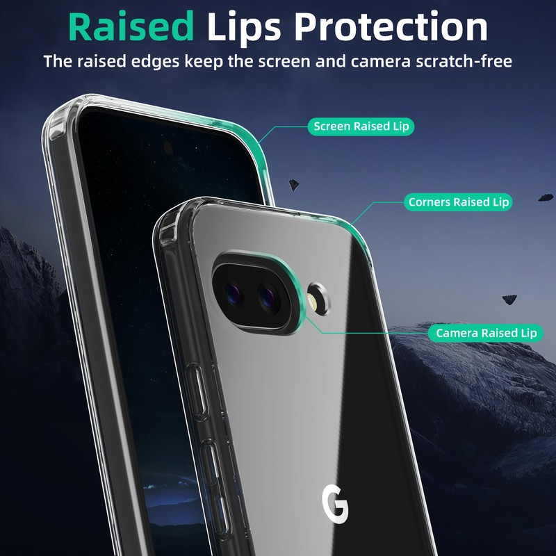 ONES Goolgle Pixel 10a Slim Case,Military-Grade Drop Guard, Anti-Yellowing, Shockproof