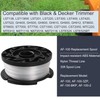 3-Pack AF-100 Replacement Spool Weed Eater Spool Compatible with Black+Decker