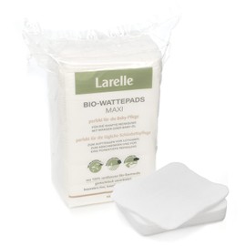 Larelle 60 Extra Large GOTS Ecocert Maxi Organic Cotton Wool for Mum & Baby - Perfect for Baby Care and Daily Beauty Care