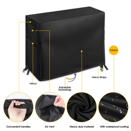 Jungda Grill Cover for Blackstone 1555/1550 Tailgater Gas Grill and Griddle Combo,Outdoor Waterproof Heavy Duty Griddle Cover