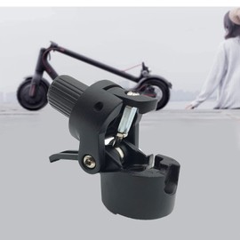 Generic Brands FEC - Base de poste plegable para scooter eléctrico, tornillo de bloqueo, conector de metal, piezas de repuesto compatibles con scooter eléctrico Mijia M365 (negro)
