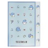 Sunstar Stationery Sanrio Clear File Die Cut A4 Retro Sanrio