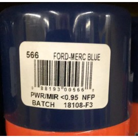 Aervoe Engine Enamel High Heat Paint #566 Ford Merc Blue 1 Case Of (6)12 Oz Cans
