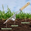 Zocipro Stainless Steel Weeder Hand Weeder for the Garden, Hand