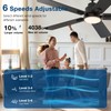 warmiplanet 52 Inch Indoor Ceiling Fans with Lights and Remote