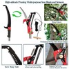 YTFLOT 2-32 Feet Pole Saws For Tree Trimming Manual Pole