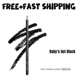 wet n wild Vegan  Icon Kohl Eyeliner Pencil - Rich Hyper-Pigmente - Baby's Got Black