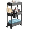 Pipishell Pipishell Slim Storage Cart with Wheels, Bathroom Cart Organizer