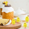 LIOOBO Mini Yellow Chicks: 60Pcs Easter Chicken Figurines, Farm Small