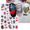 Valentines Day Nail Art Stickers Decals, Love Heart Nail Decorations,