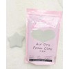 Glittz And Glue Air Dry Foam Firm Clay (Light Grey)
