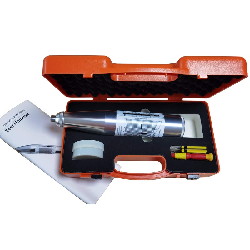 GLTL Professional Rebound Hammer - Concrete Strength Tester with 10-60