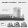Razborci 2PCS Bathroom Counter Vanity Trays, Water Absorbing Diatomite Stone