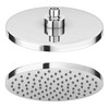 Taps2Traps® Chrome Round 200mm Overhead Shower Head - Anti-Limescale +