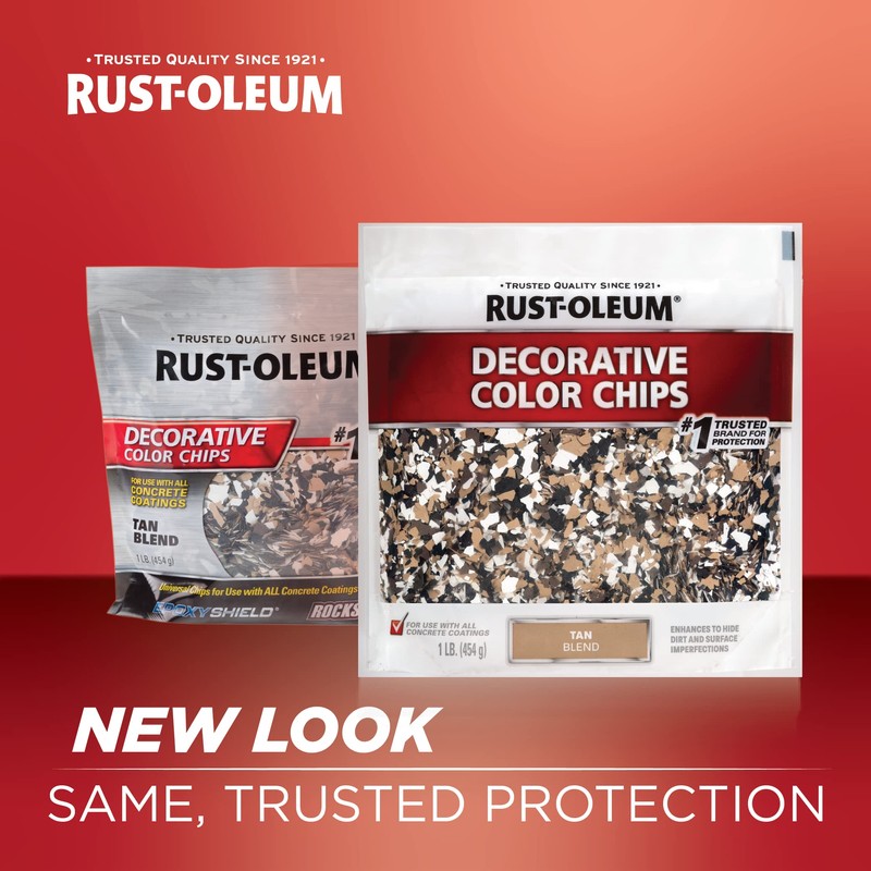 Rust-Oleum 312447 Decorative Color Chips, 1 Pound (Pack of 1),