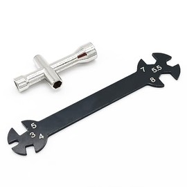 YijiaLink RC Multi-Function Car Turnbuckle Wrench with Cross Wrench for RC Car Repair Work
