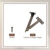 sourcing map 2Pcs 3.4" Folding Lid Support Hinges, Lift Up