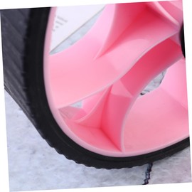 iplusmile 1PC Ab Roller Fitness Training Equipment Abdominal Exercise Wheel for Home Workouts Lightweight Durable Ab Wheel for Muscle Building Pink