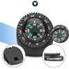 Compass 2pcs Watch Shape Compass Portable Watch Band Slide Navigation