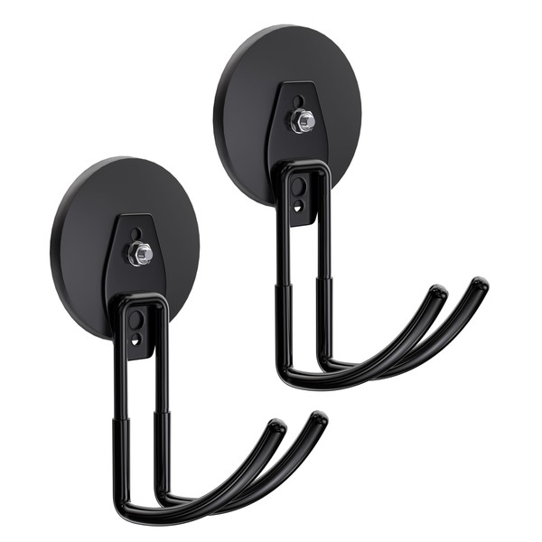 ENUODA Large Magnetic Hooks Heavy Duty 2 Pack Garage Hooks